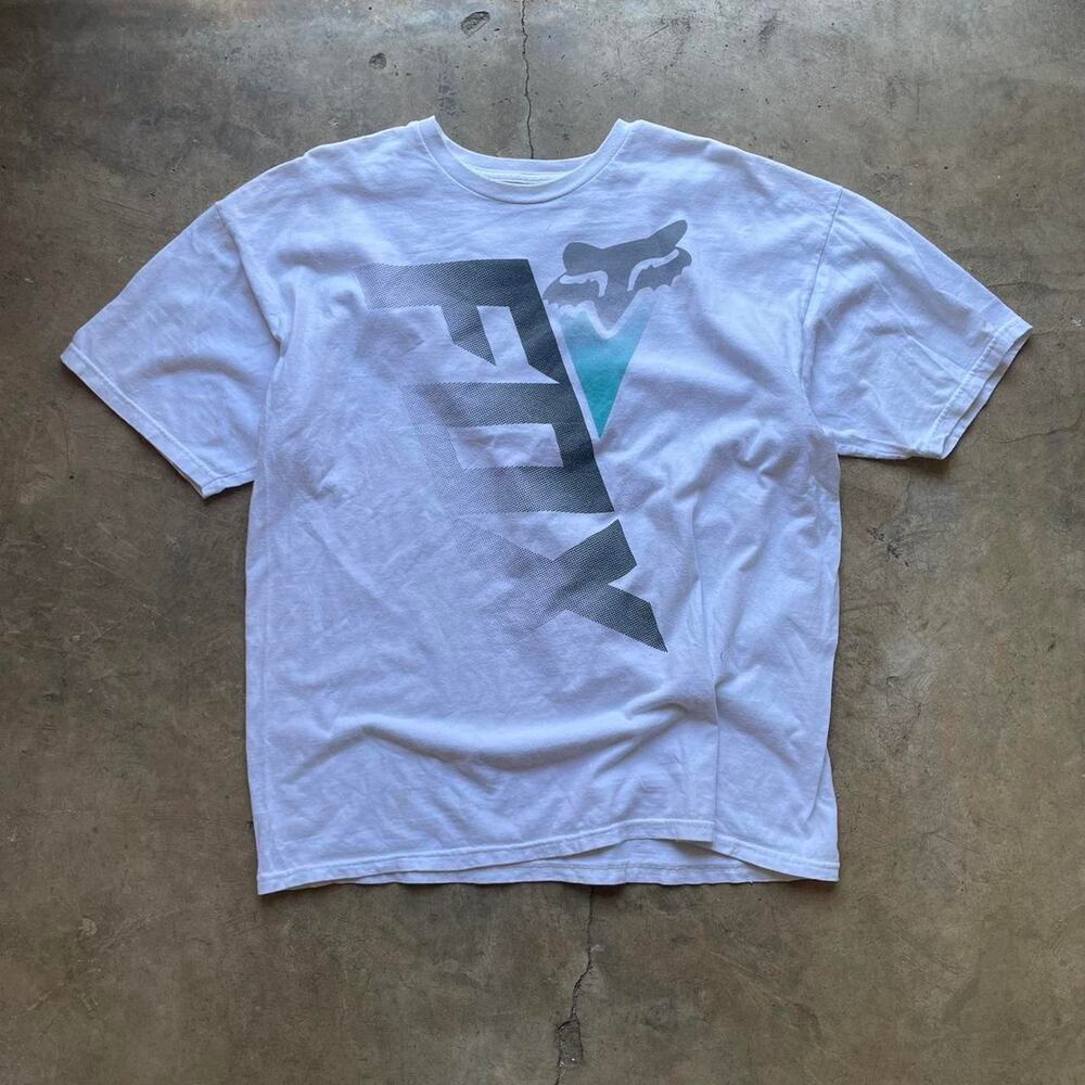Y2K 2000s Fox Racing Skater Tee